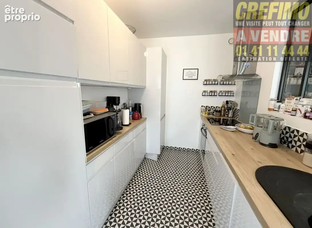 A vendre appartement + parking à Asnières sur Seine - Agence immobilière CREFIMO - photo 7