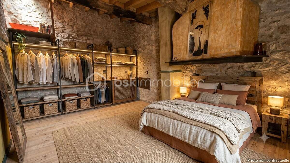 Maison de Village Authentique – 212m² de surface utile : 106 m² habitables + 106 m² à exploiter !!! - photo 9
