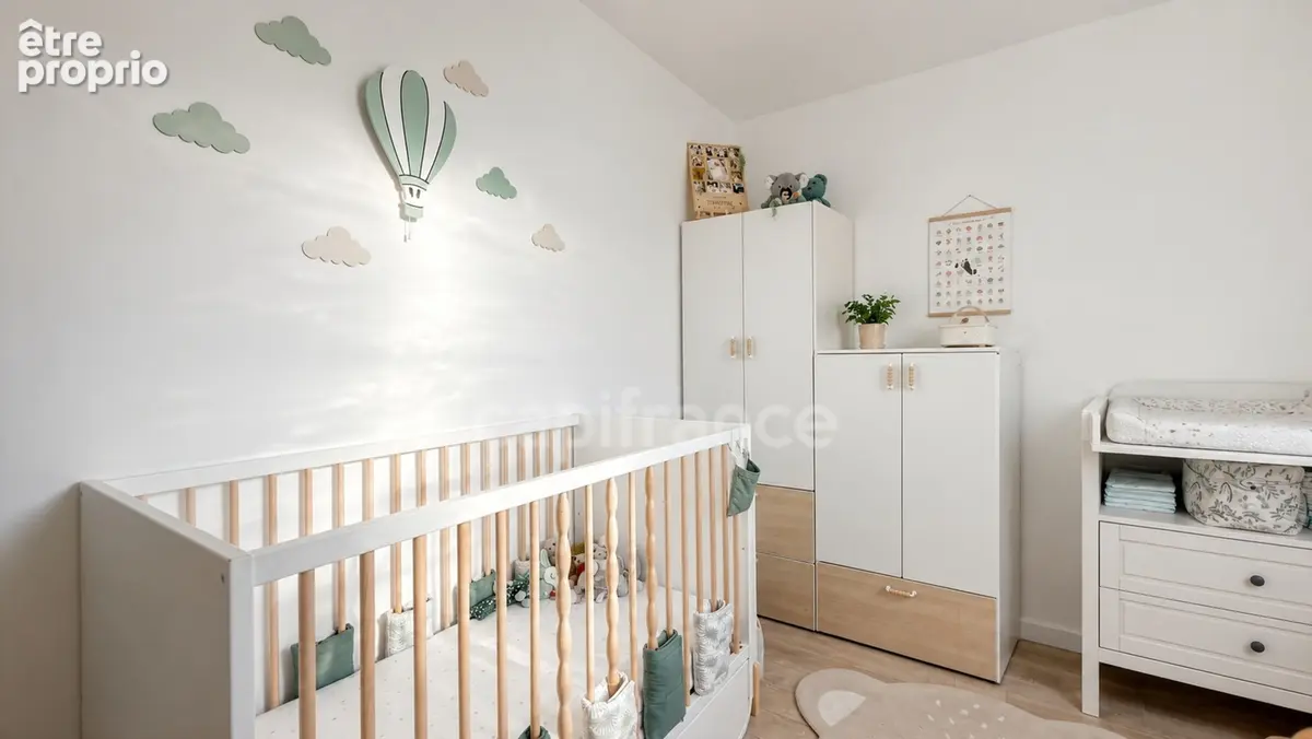 Fleury merogis, rue de la coulée verte, appartement t3 63 m² avec grand balcon et deux stationnements en sous-sol - photo 4
