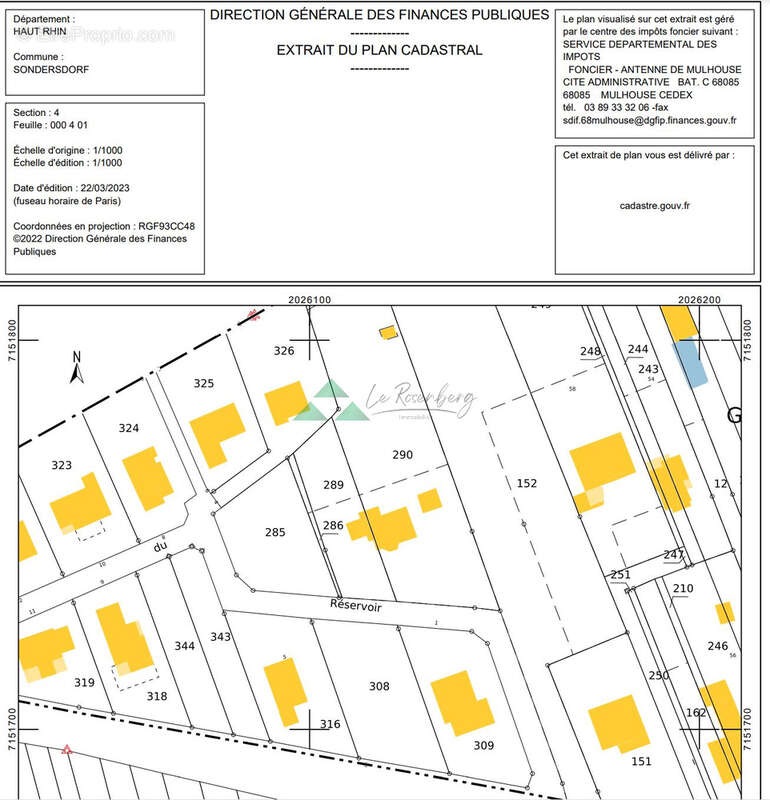 Terrain à SONDERSDORF