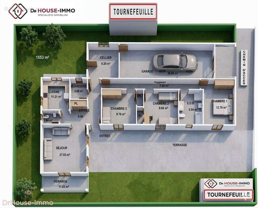 Maison 100 m² à Tournefeuille  - photo 75
