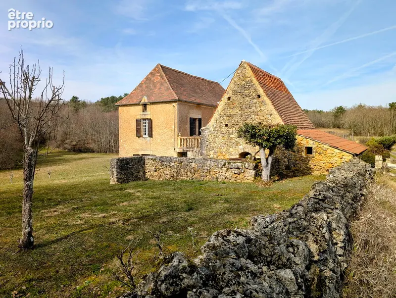 Maison ancienne de caractère, 3 chambres, grand séjour de 60 m², grangette, garage, vue campagne à Saint-Pompont, Périgord Noir - photo 15