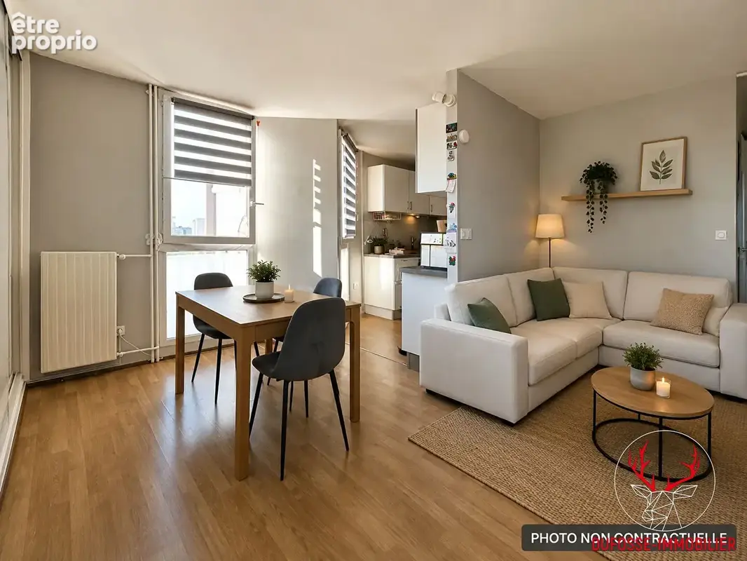 RETOUR À LA VENTE ? T2 50 m² Décines-Charpieu Les Sablons ? Balcon, Ascenseur, Parking - photo 5