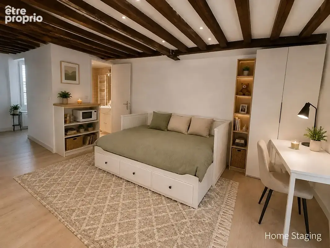 Appartement Paris 1 pièce(s) 20.50 m2 - photo 3