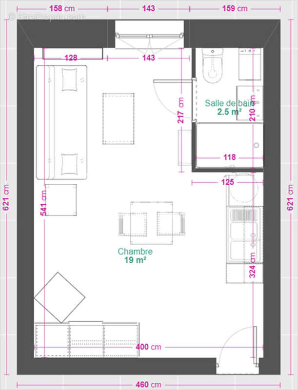 Appartement à PARIS-13E