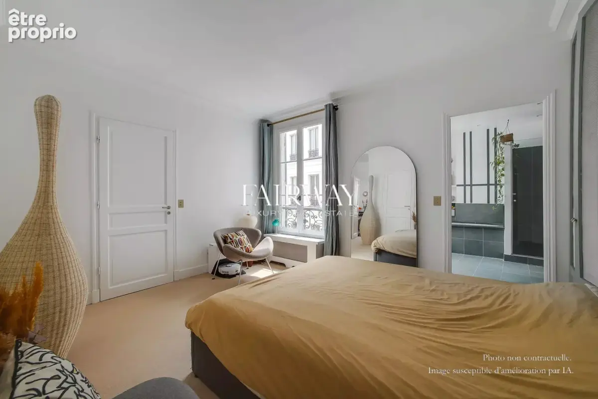 Paris 8e – Parc Monceau – Appartement 98 m² traversant, 2 chambres, calme sur grande cour ouverte, 4e étage avec ascenseur - photo 8