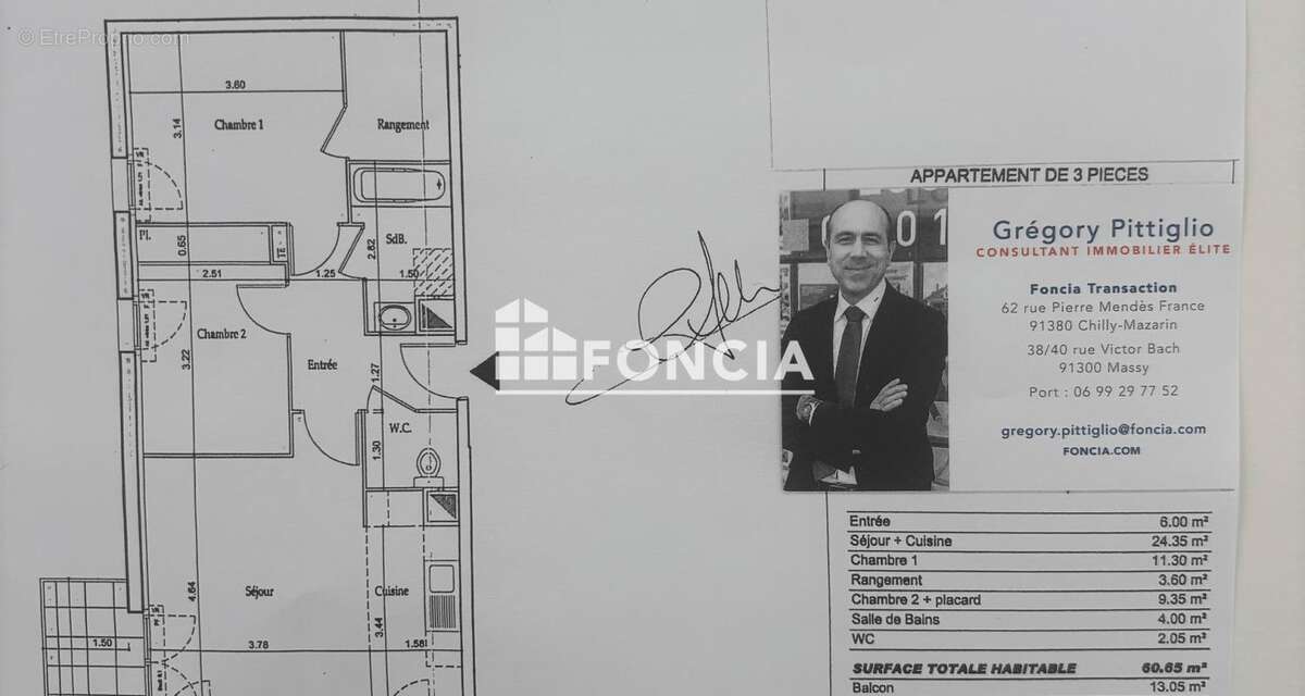 Appartement à MASSY