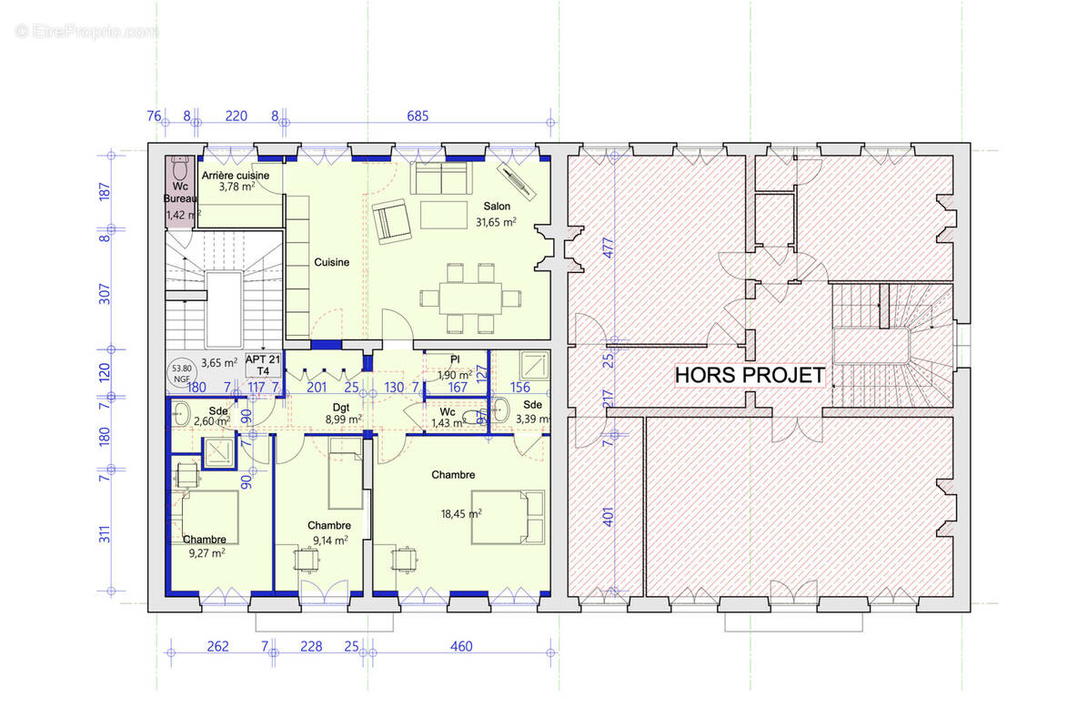 Appartement à TOURS