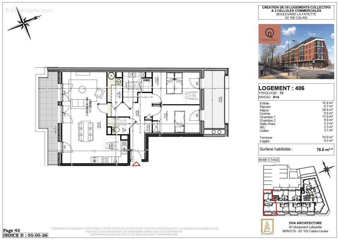 Appartement neuf en centre ville de Calais - photo 2