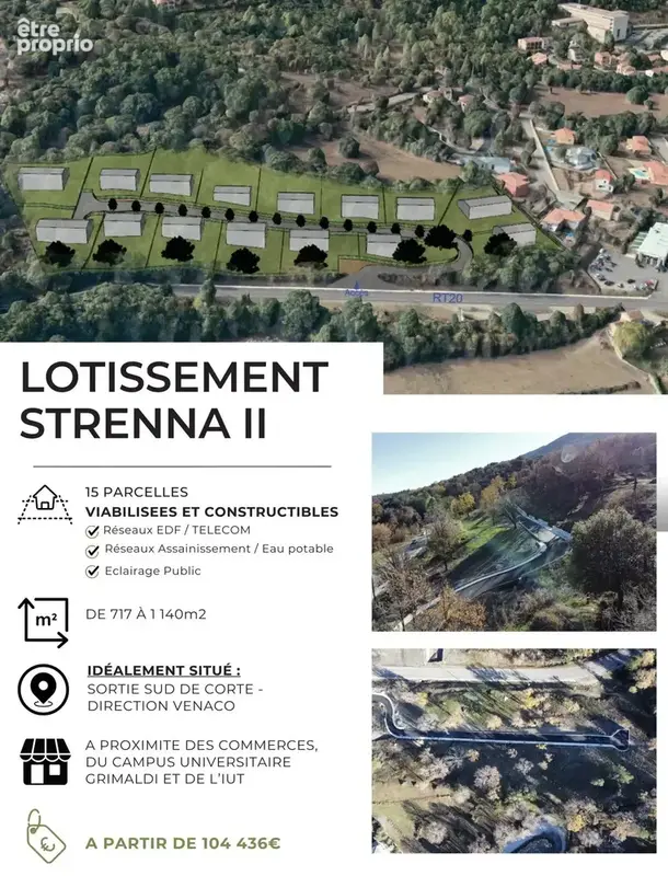 Terrain à CORTE