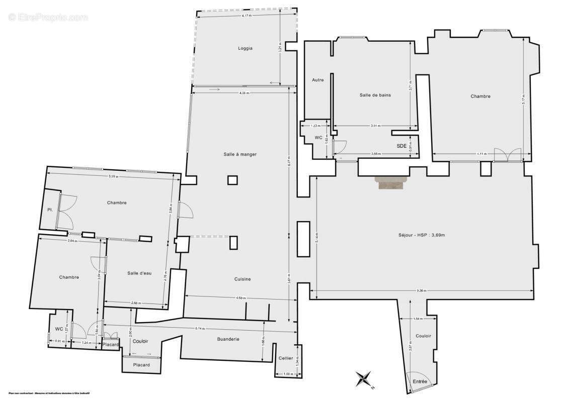 Demeure historique de caractère – 178 m² – Terrasse – Vue vallée – Village médiéval de Gorbio - photo 12