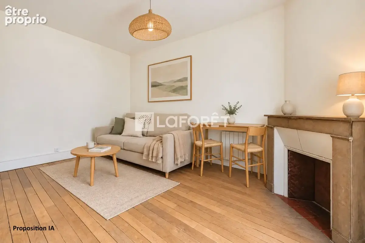 Appartement Paris 1 pièce(s)  26 m² - photo 3