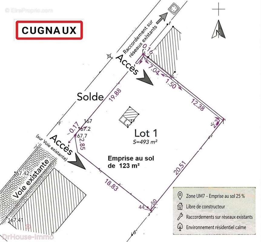 Terrain à CUGNAUX
