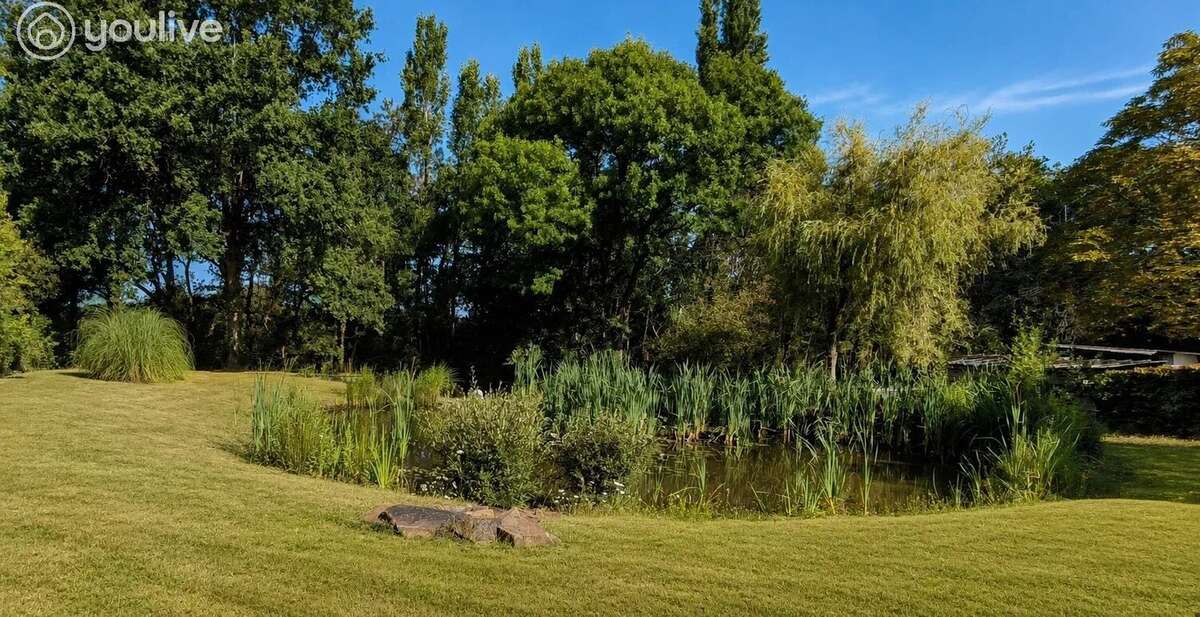 Longère rénovée – parc paysager de 3 900 m² – étang – calme absolu - photo 3