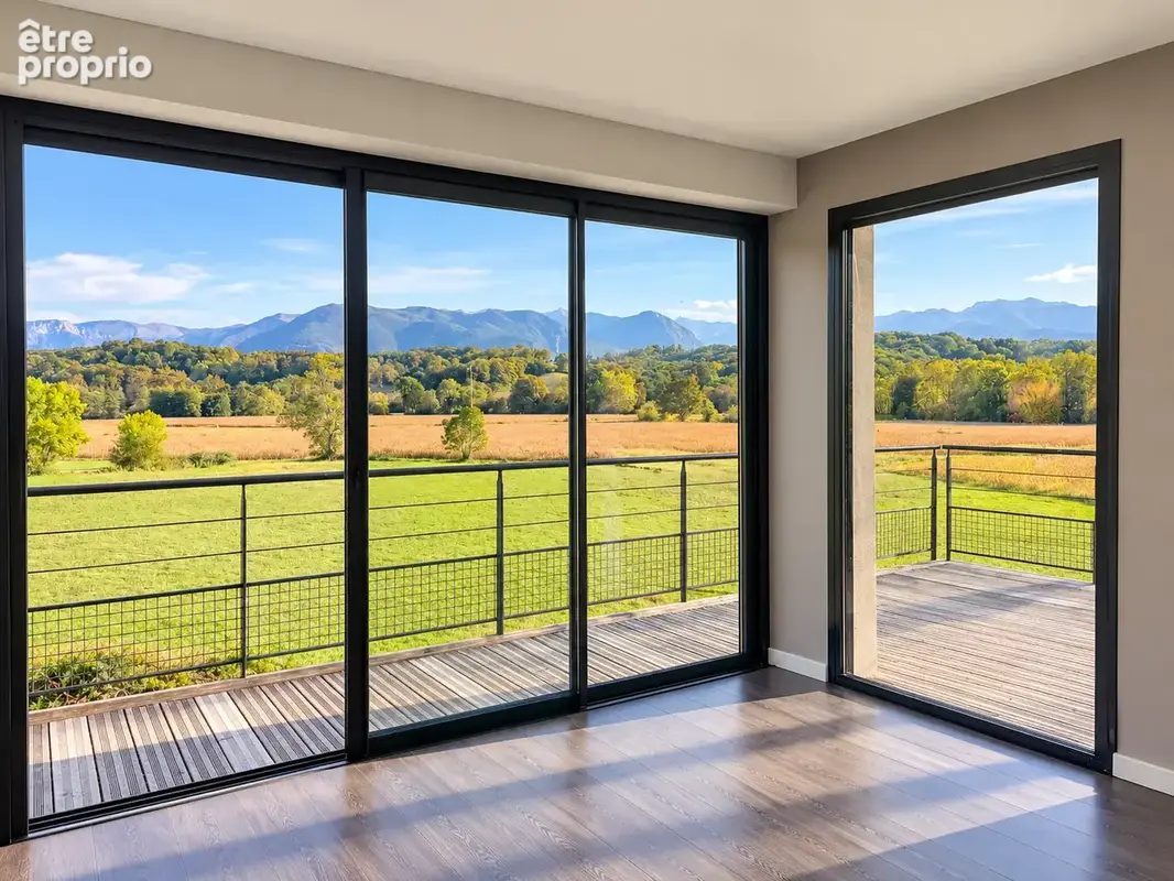 Maison contemporaine de plain-pied avec un immense panorama sur les Pyrénées - photo 18