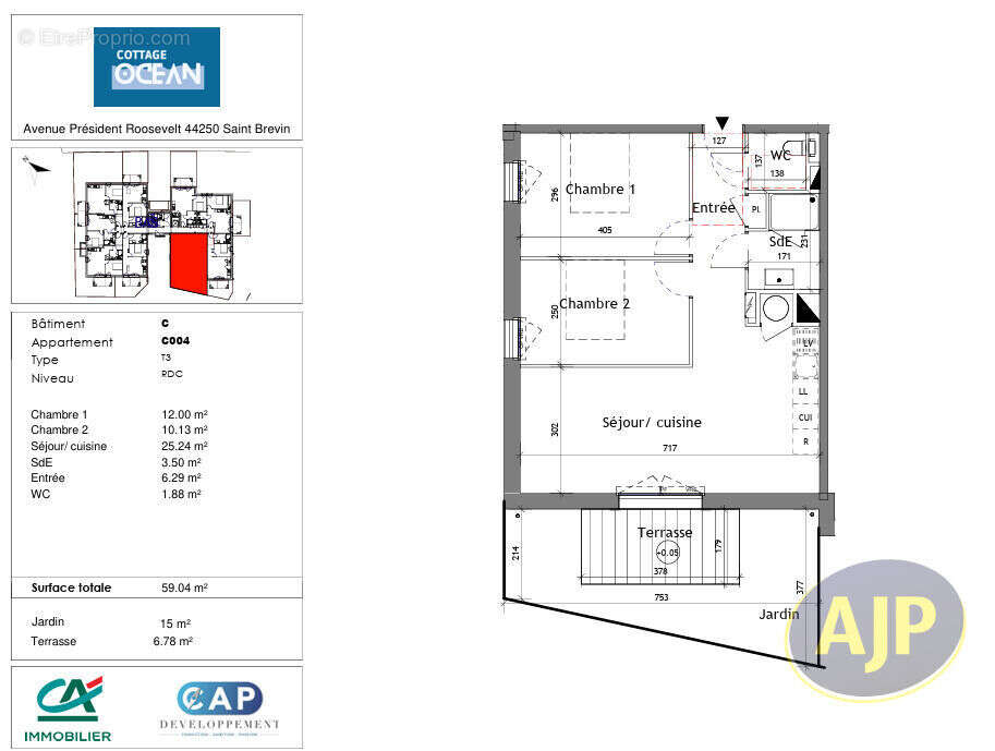 Appartement à SAINT-BREVIN-LES-PINS