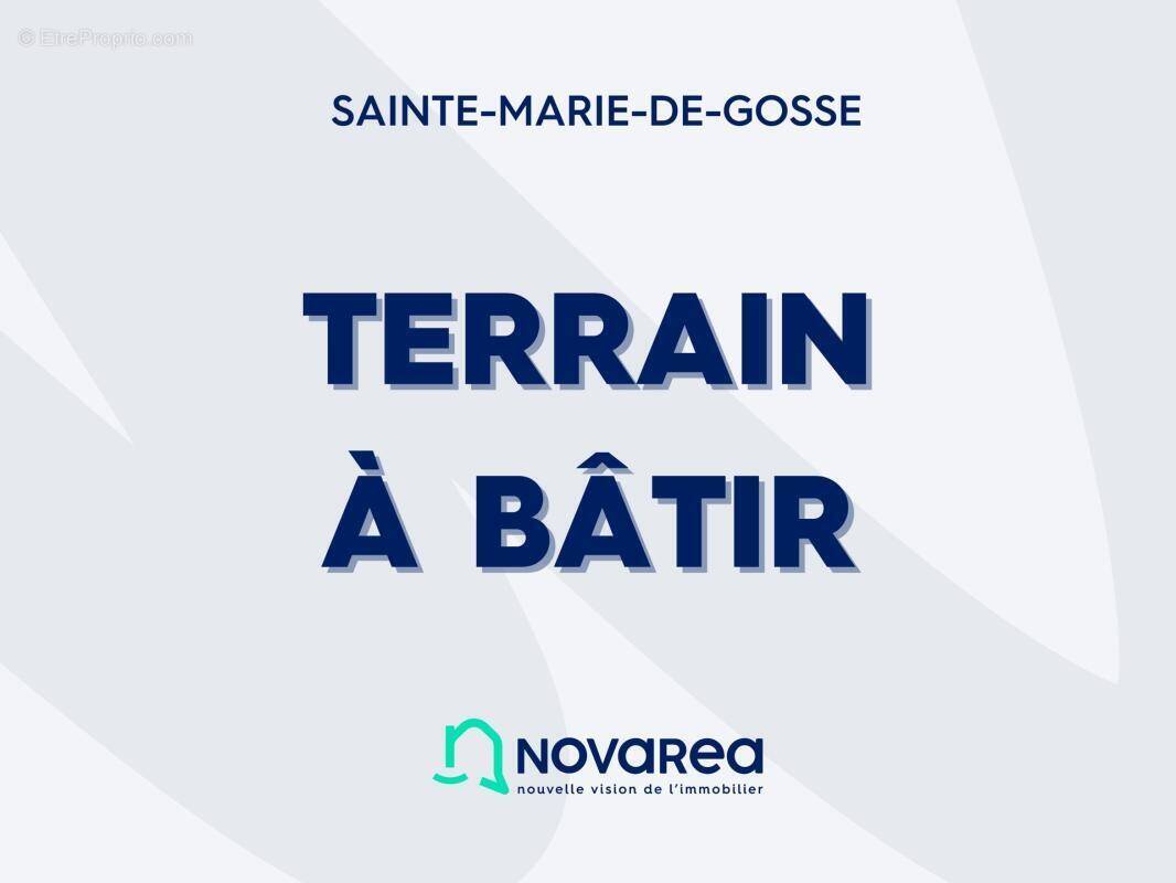 Terrain à SAINTE-MARIE-DE-GOSSE