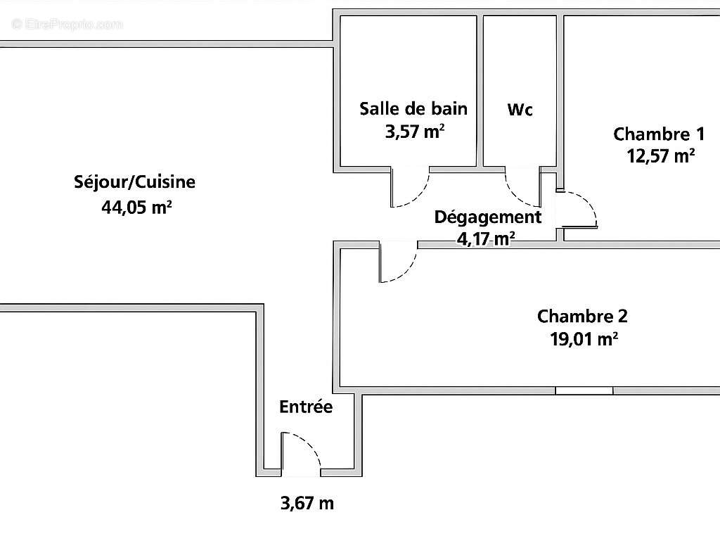 Appartement à IRIGNY