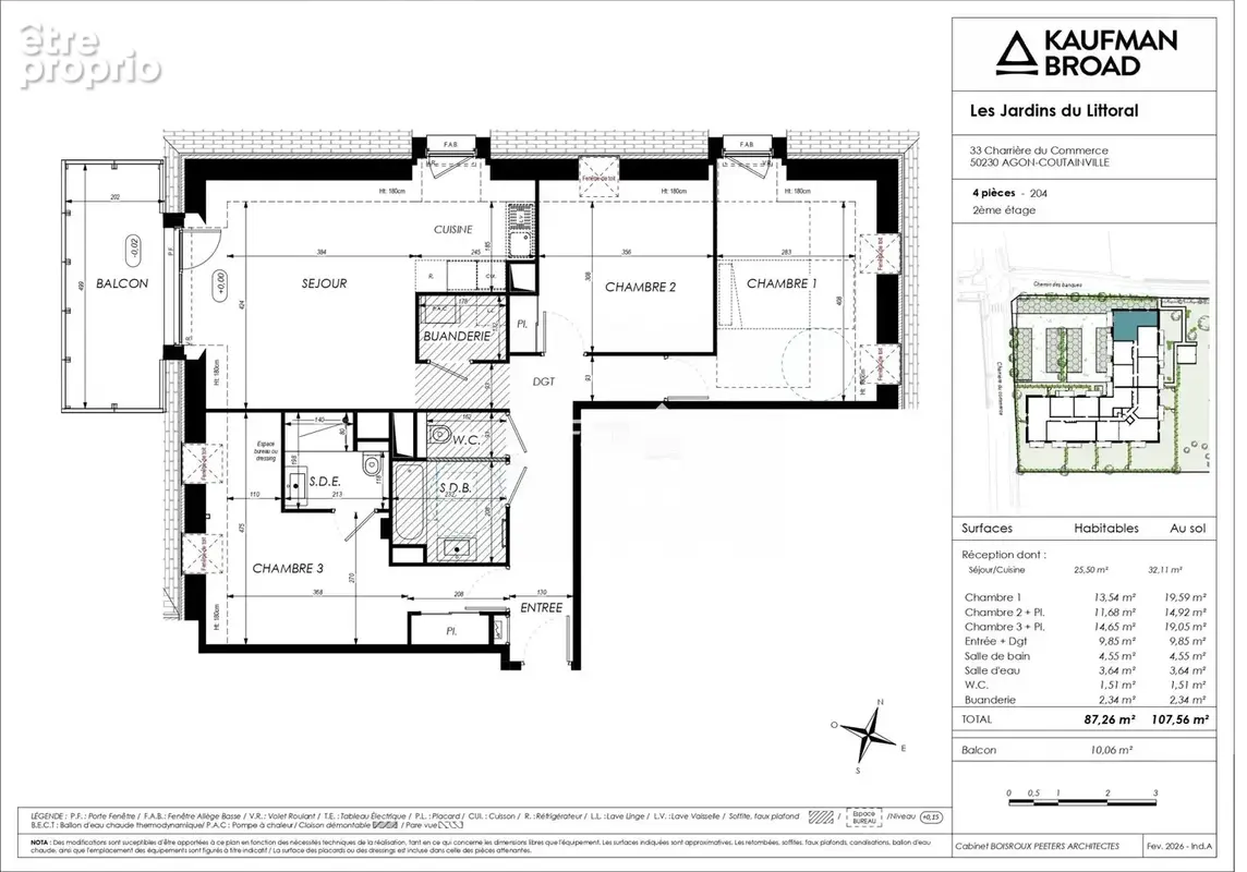 Appartement 4 pièces 87 m² à vendre à Agon-Coutainville (50230) - photo 1