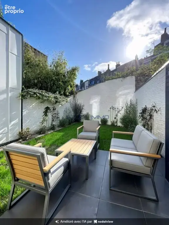 Lille  sébastopol beau type 3 en rez de jardin -terrasse- plein sud - photo 2