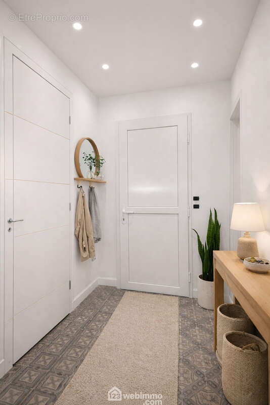 Proposition d?aménagement illustrant le potentiel du bien après rénovation. Un aperçu du résultat possible pour créer un espace moderne, lumineux et fonctionnel. - Appartement à REIMS