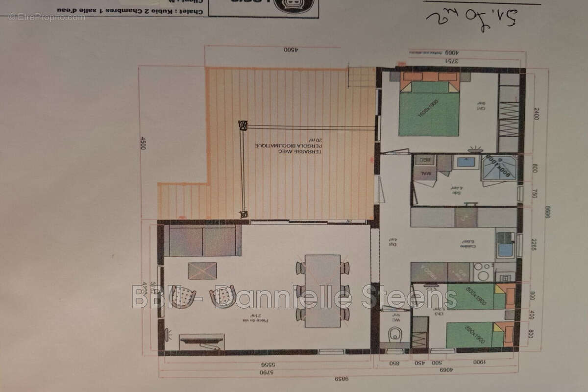 Maison 51 m² à Caurel  - photo 2