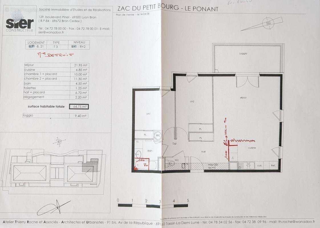 Appartement à SAINT-BONNET-DE-MURE