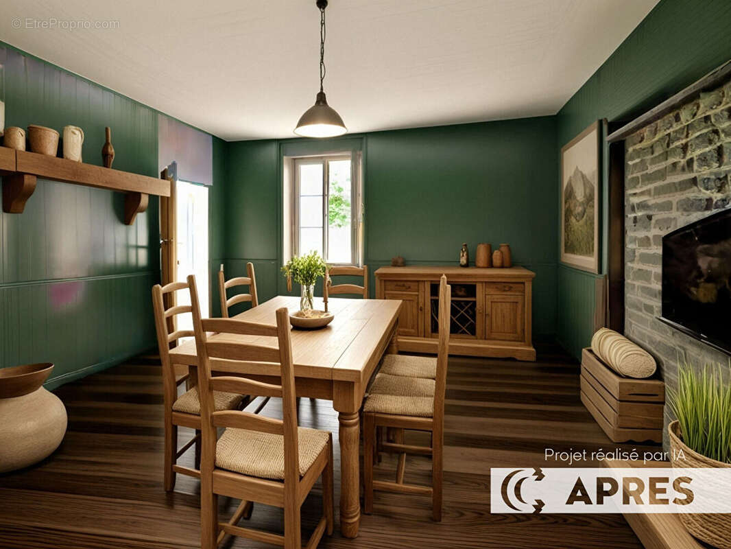 Longère en pierre à rénover à Saint-Aubin-d'Aubigné 60m² - photo 4