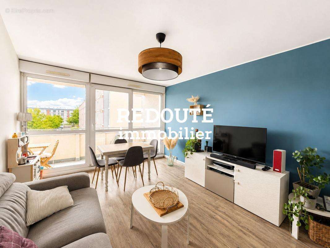 À vendre reims : appartement t3 / balcon / secteur luton - photo 2