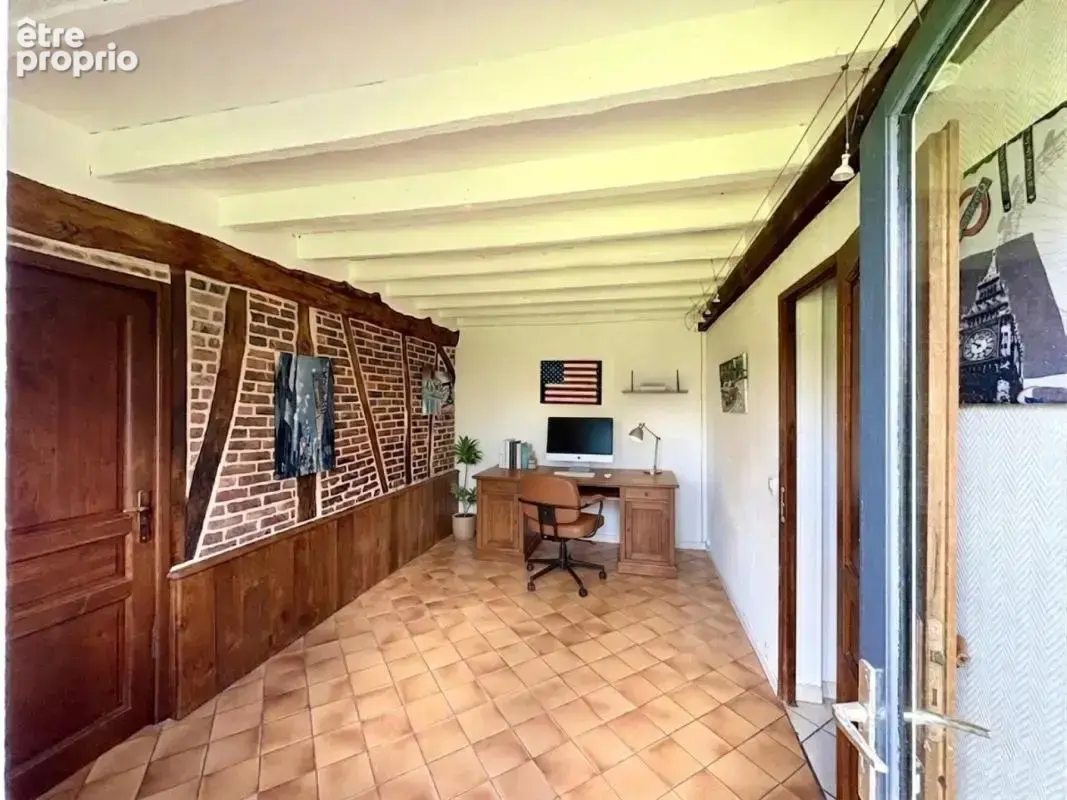 Domaine d'exception à Quincampoix : 2 demeures de charme & contemporaines sur 2 980 m² de parc paysagé - photo 14