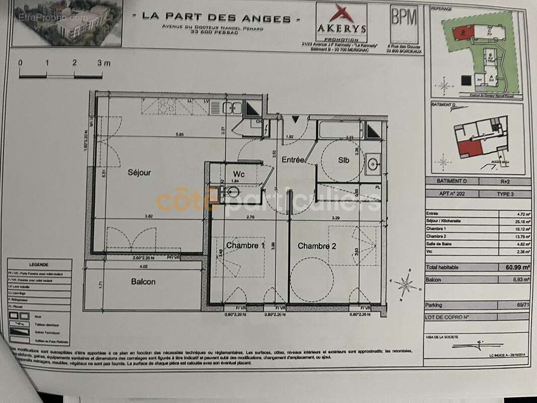 Appartement à PESSAC