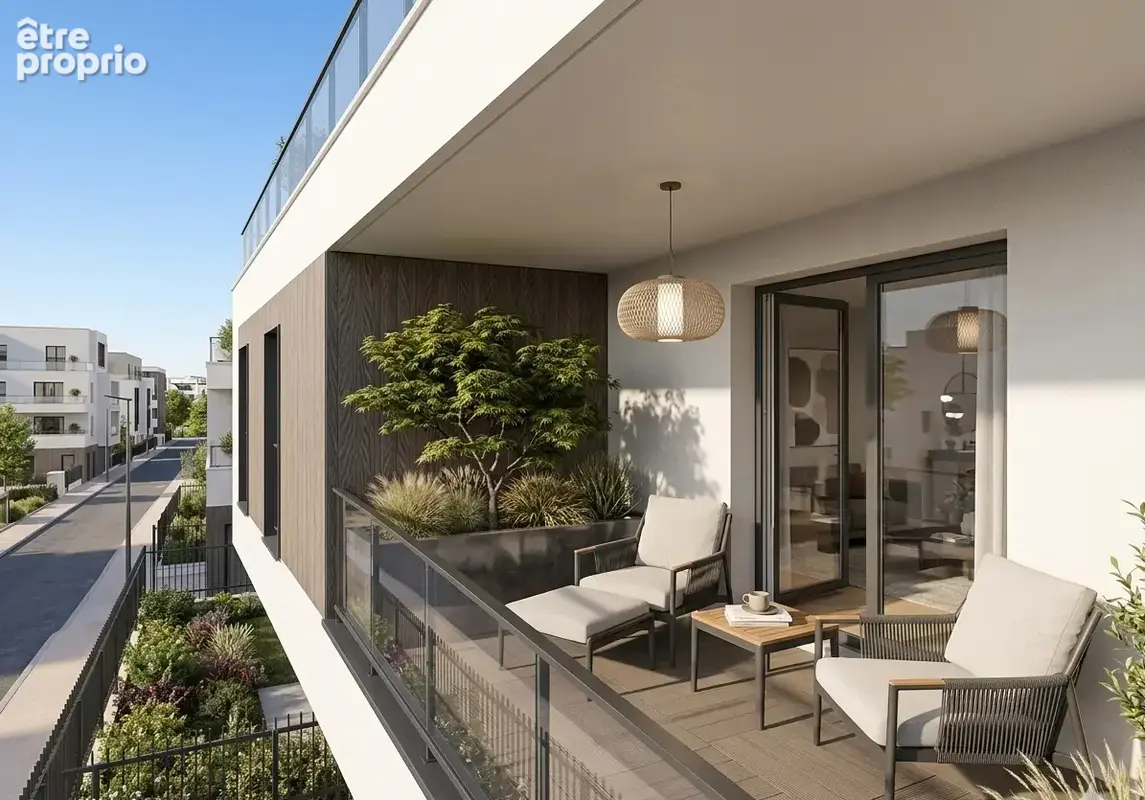 République : Superbe T3 de 66,5 m2 en RDC avec grande terrasse de 15,5 m2   Expo Sud-Est - photo 5