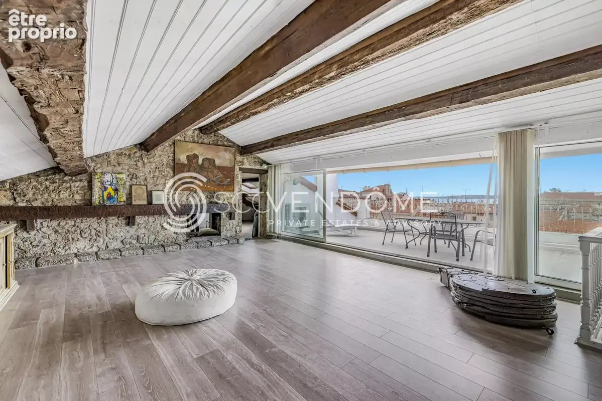 Cannes le suquet  rare duplex à rénover  terrasse  vue mer a vendre - photo 3