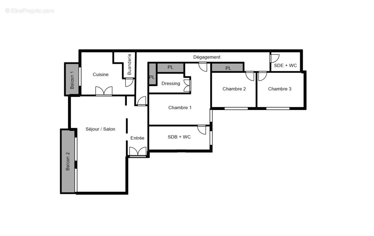 Appartement à PARIS-16E