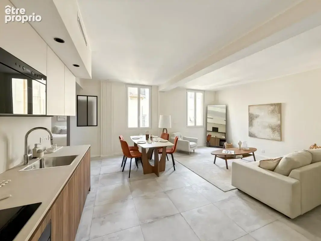 NICE Garibaldi 3P 79m² dernier étage entièrement rénové calme - photo 2