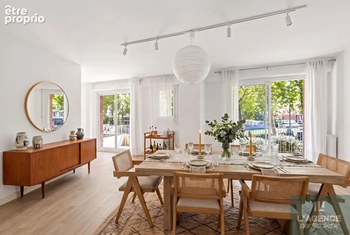 Appartement T4/5 de 122 m2 avec terrasse de plus de 30 m2   Vue sur le Canal du Midi   Quartier Busca - photo 4