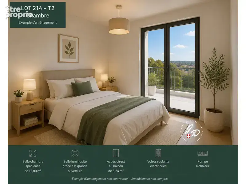 Entrelacs (albens) – t2 neuf avec balcon et stationnement privatif - photo 2