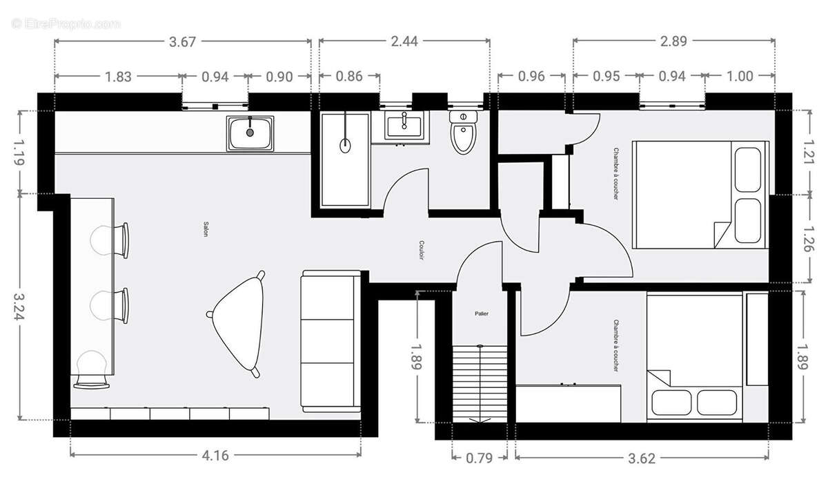 Appartement à PARIS-12E
