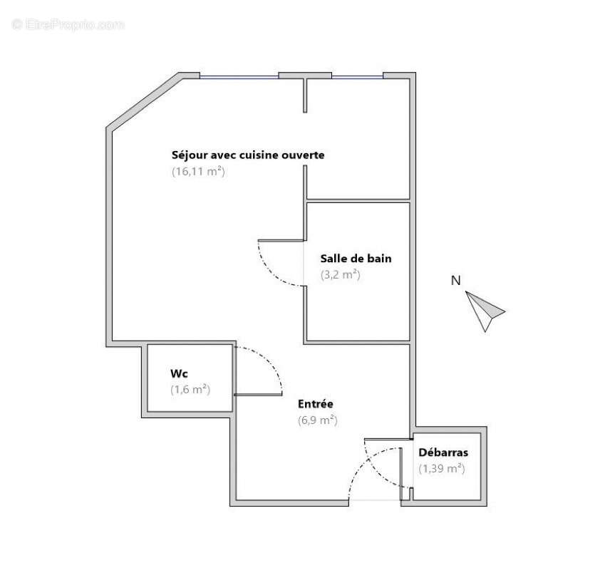 Appartement à PARIS-17E