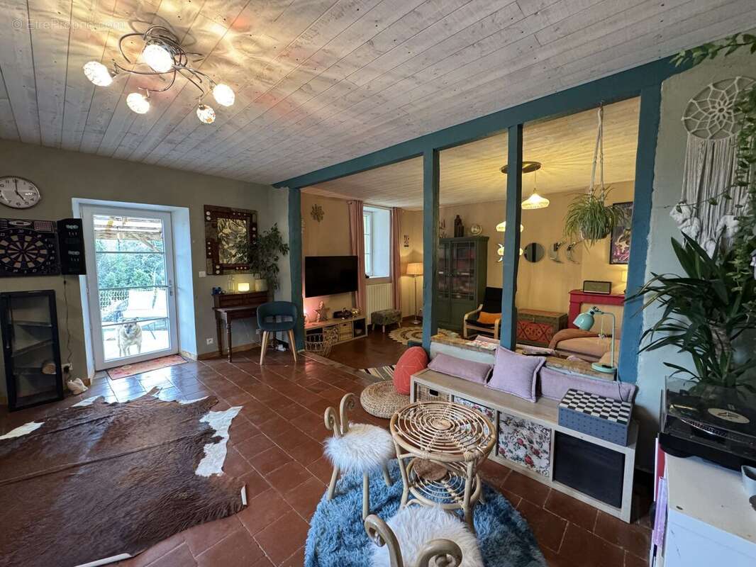 historic house southwest France maison historique Gers salon with terrace salon avec terrasse - Maison à BOULOGNE-SUR-GESSE