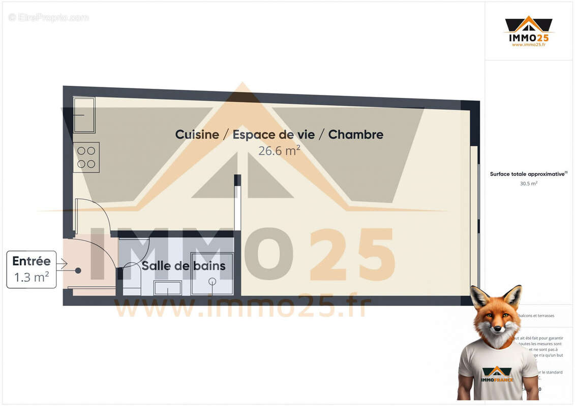 Appartement 32 m² à Besancon  - photo 8