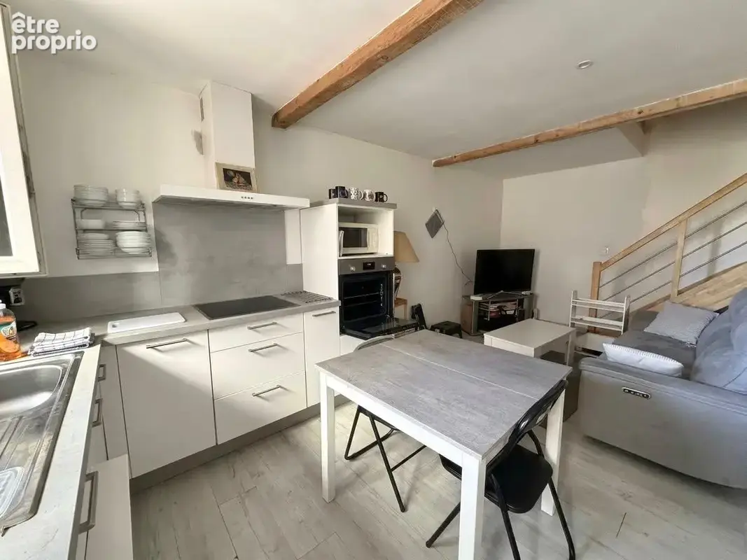 Maison de village 3 niveaux   1 chambre   Pollestres centre - photo 2
