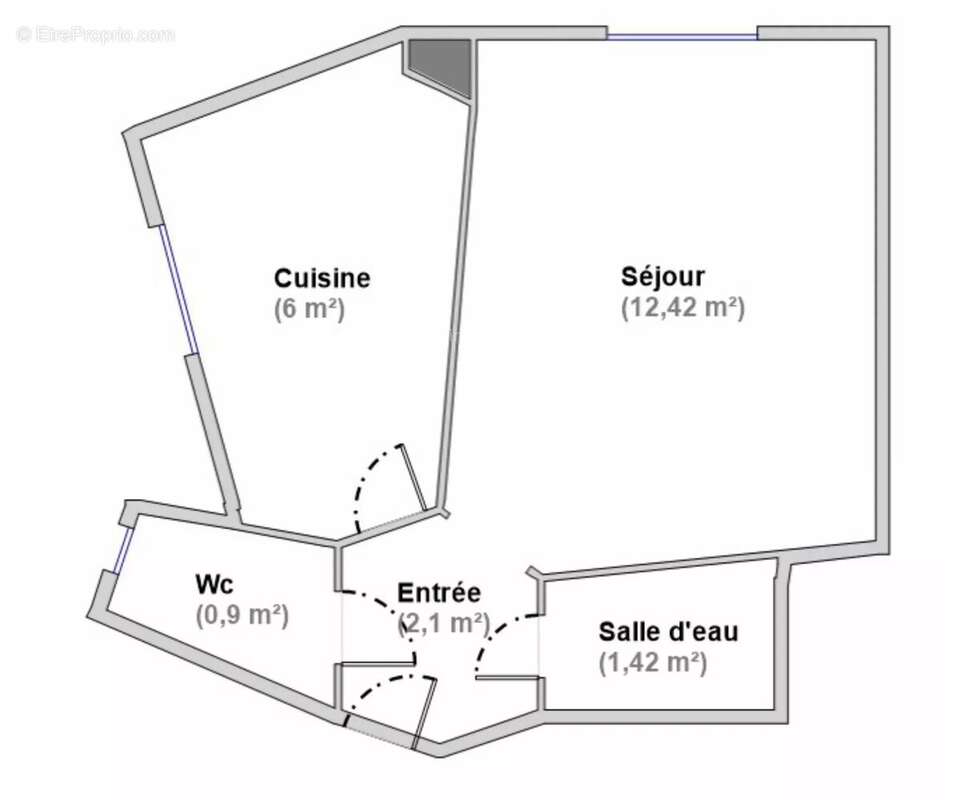 Appartement à PARIS-20E