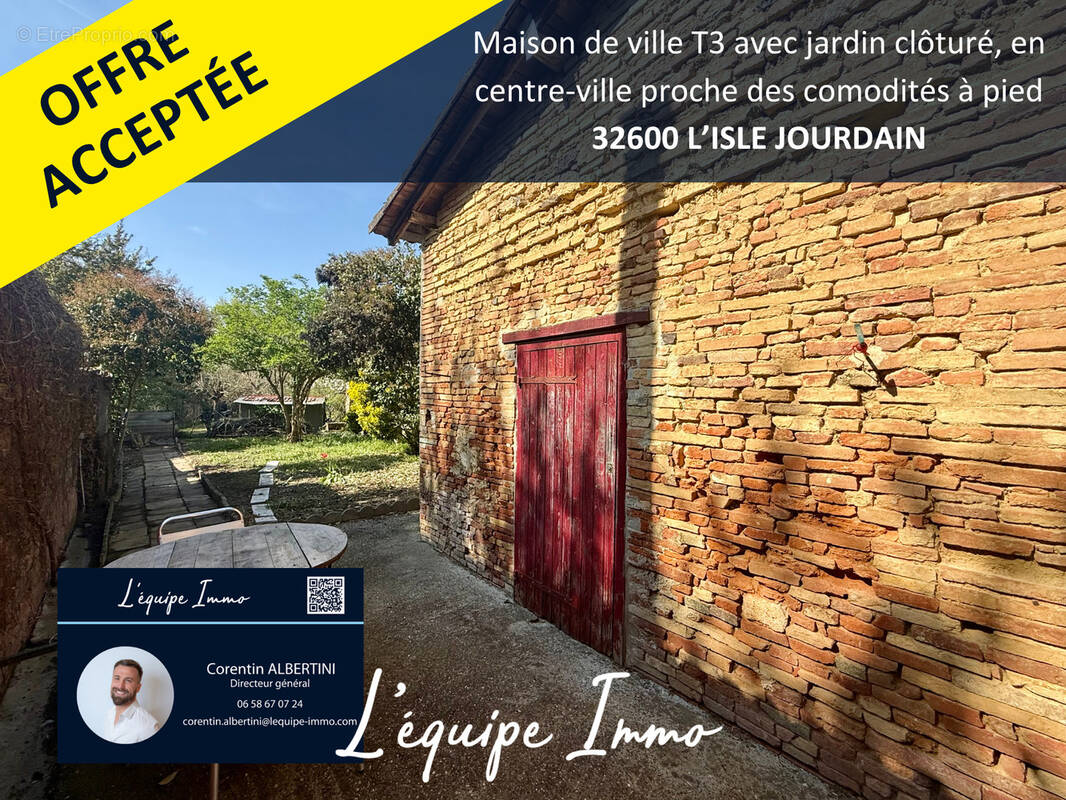 Maison à L'ISLE-JOURDAIN