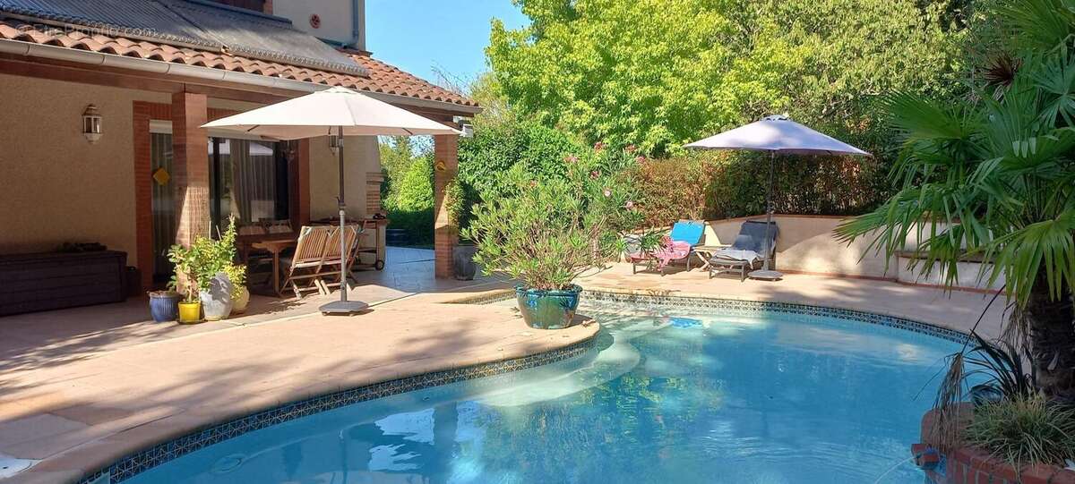 Pibrac : Villa de caractère 147m², piscine Diffazur et jardin sans vis-à-vis - photo 3