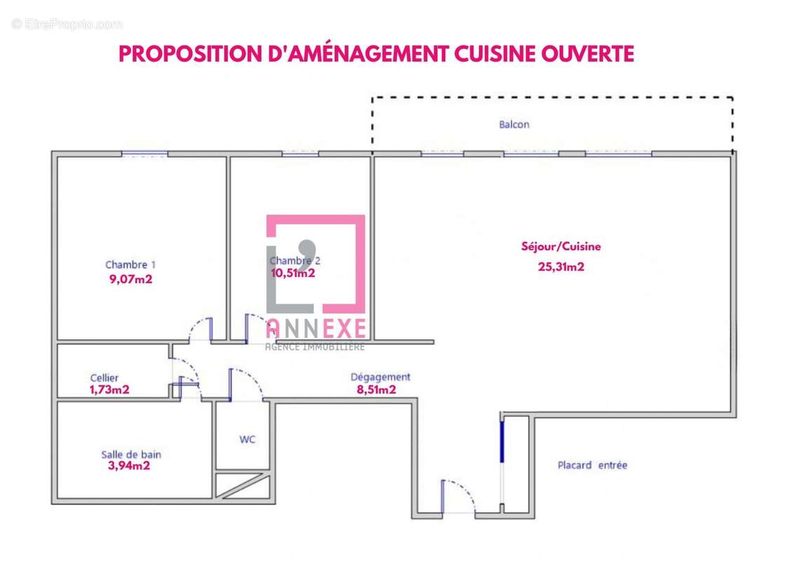 Appartement à FONTAINES-SUR-SAONE