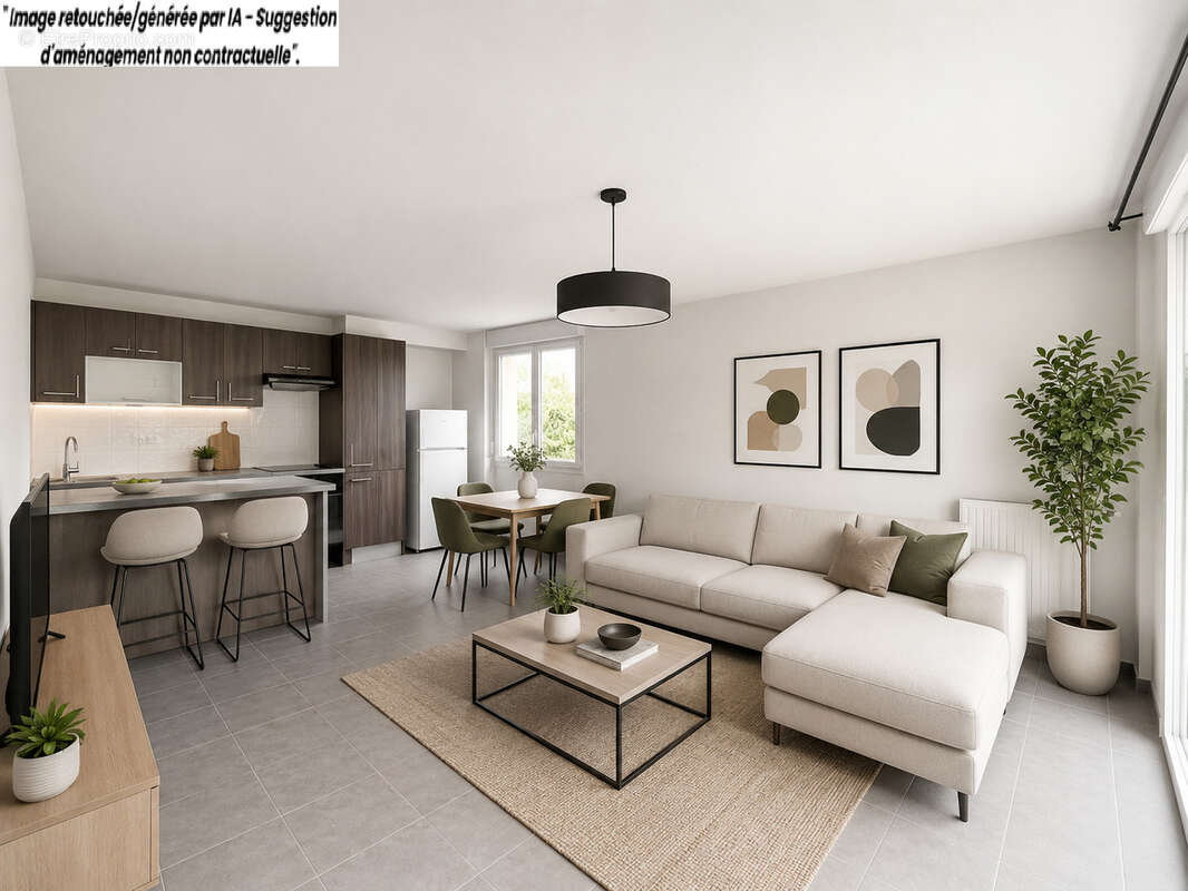 Appartement t3 de 61 m2 avec garage (à vendre : 31270 cugnaux) - photo 2