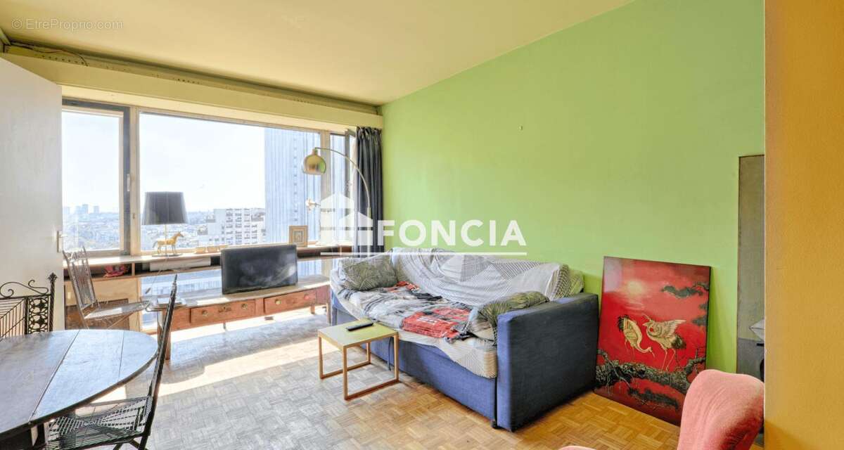 Montparnasse : studio de 31m2 en etage eleve avec ascenseur - photo 3