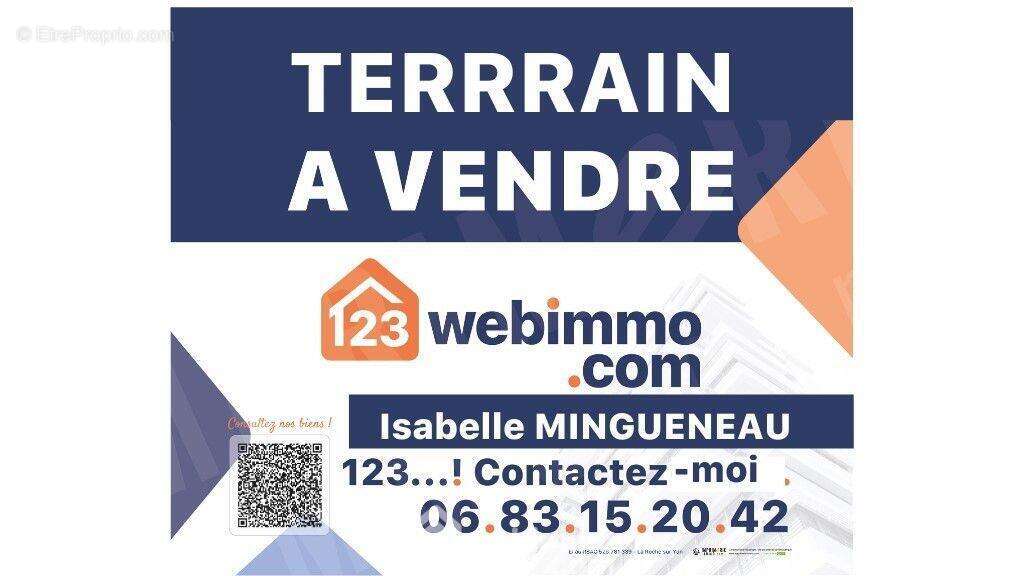 Pour plus d'information, me contacter. - Terrain à TALMONT-SAINT-HILAIRE