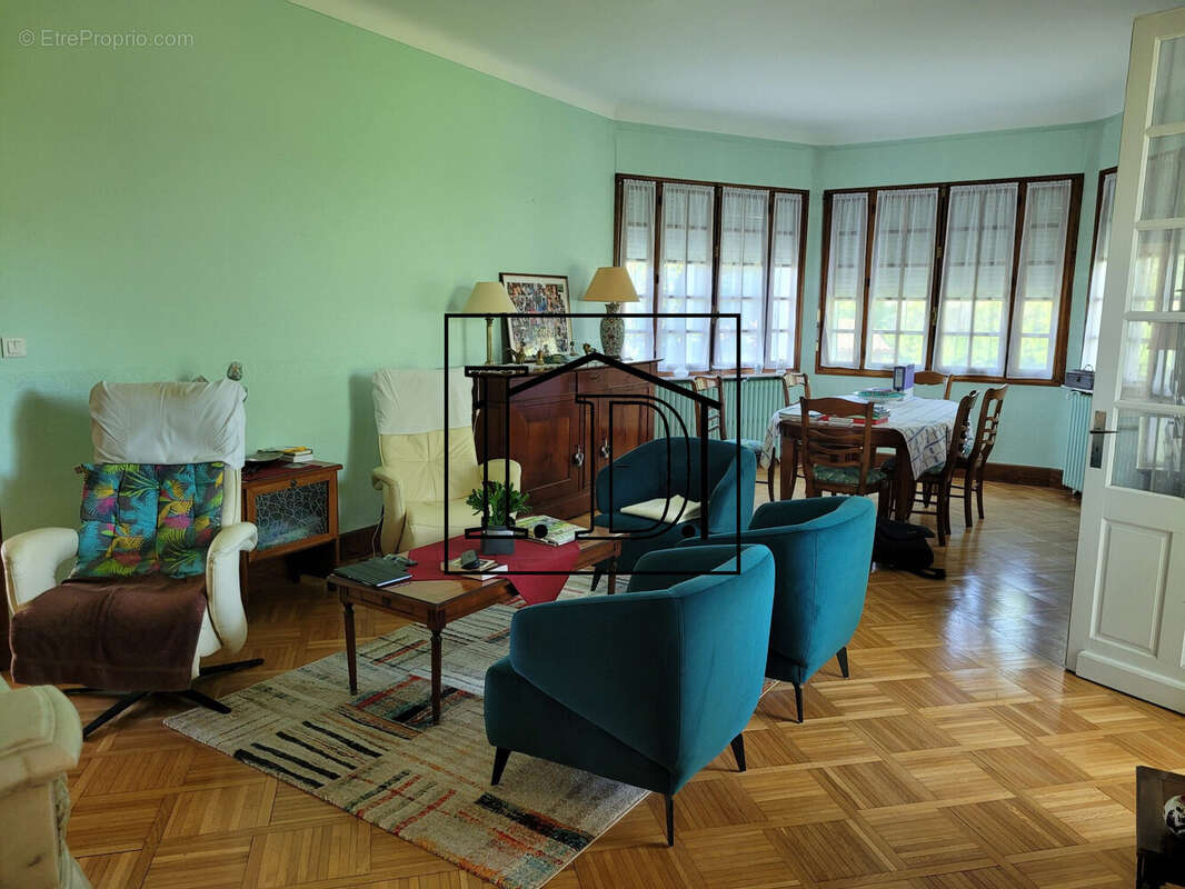 Salon / séjour - Maison à LE BUISSON-DE-CADOUIN